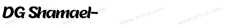 DG Shamael字体转换